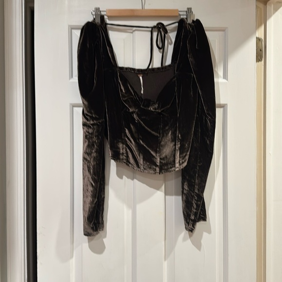 Free People NWT Brown Top - Picture 1 of 9